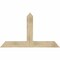 Ekena Millwork Portland Rough Sawn Timber Gable Bracket, Douglas Fir, 60"W x 35"H x 6"D x 6"F, 14/12 Pitch GBW060X35X0606POR00RDF - alternate 1